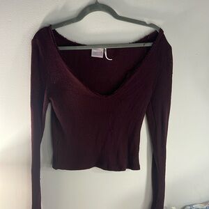 Urban outfitters scoop neck fall sweater